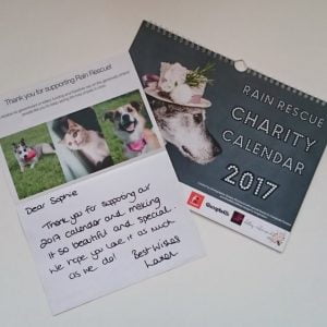 Rain Rescue Chrity Calendar 2017
