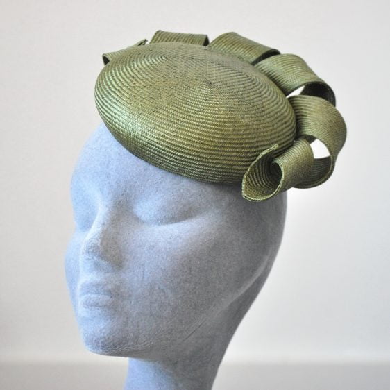 Green Straw Reworked Hat