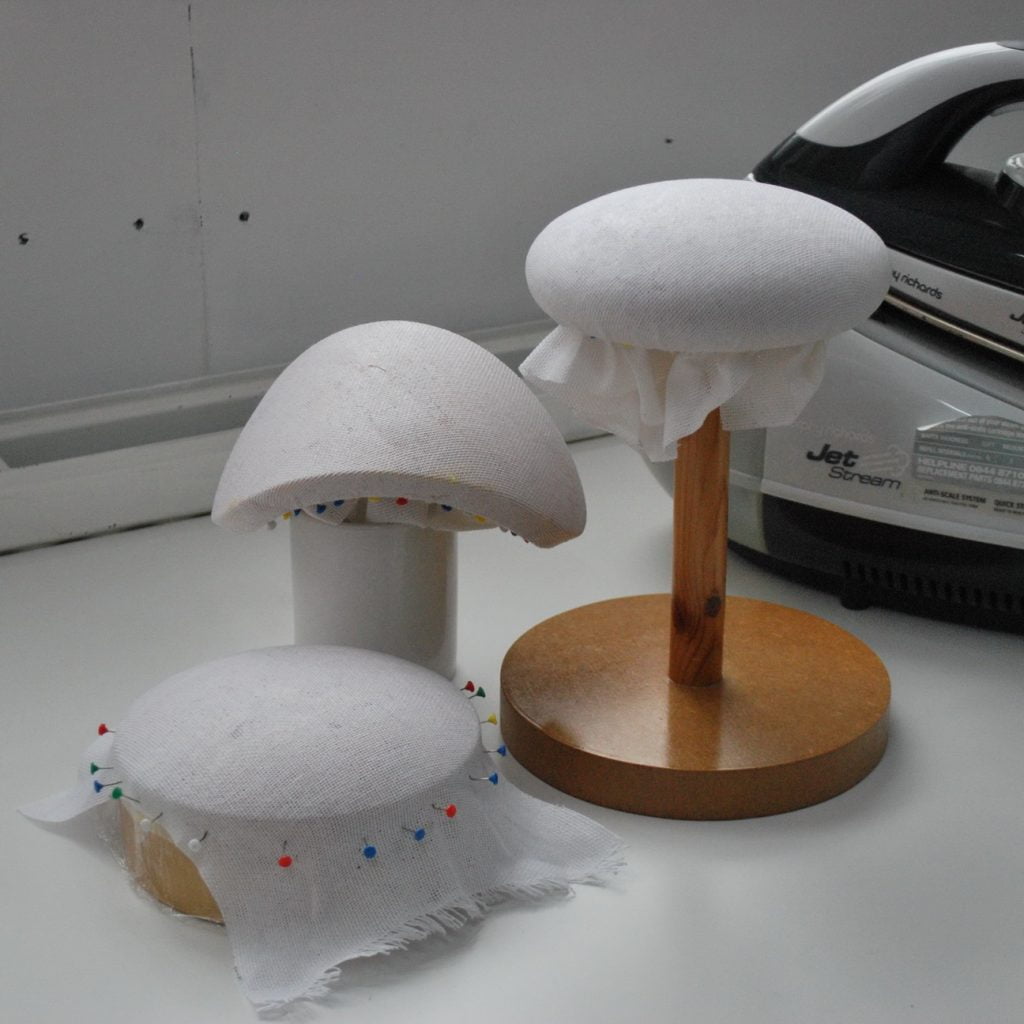 Blocking buckram hat bases