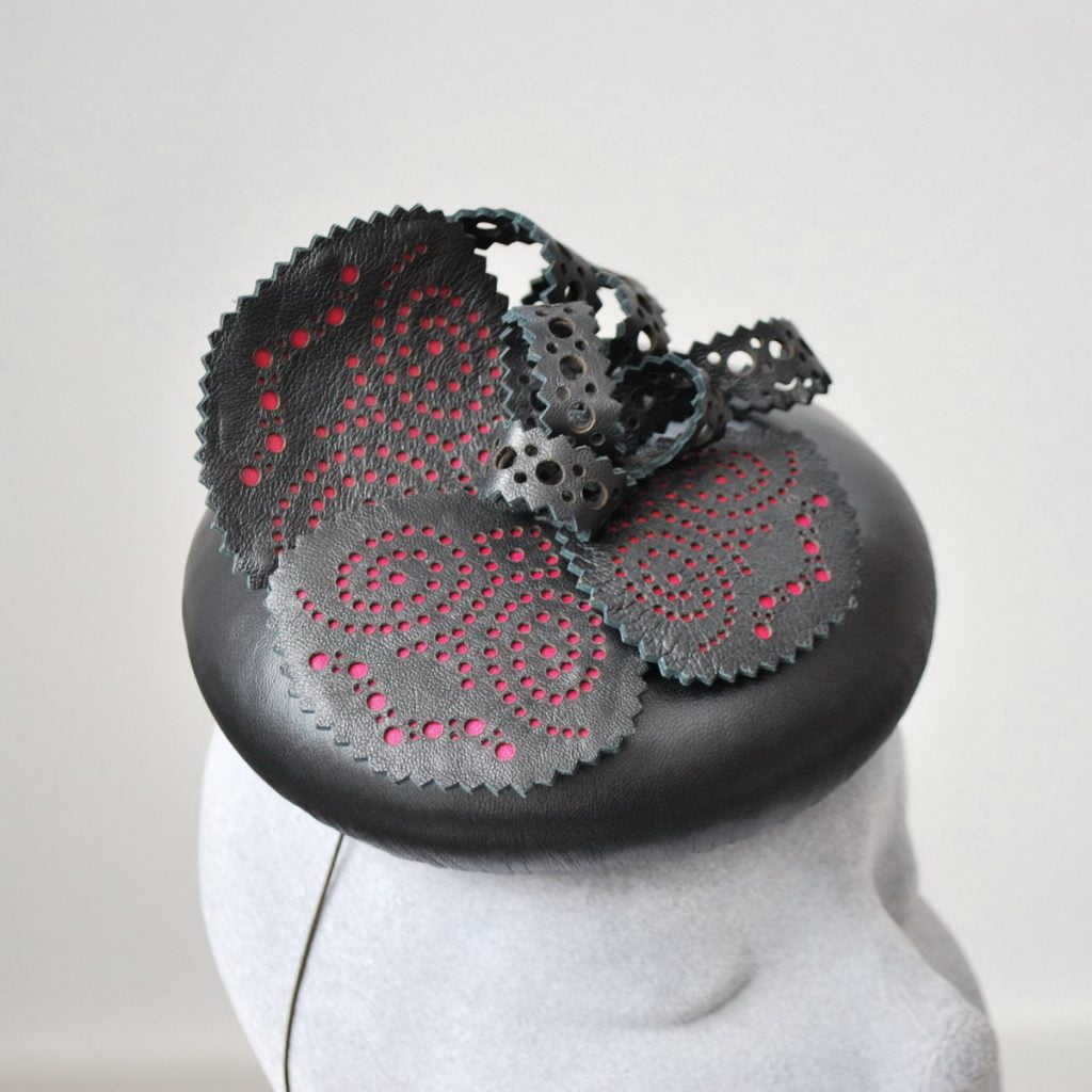 Leather Laser Cut Hat