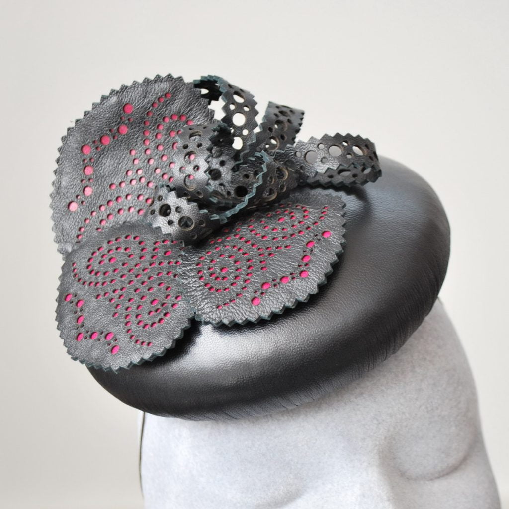 Leather Laser Cut Hat