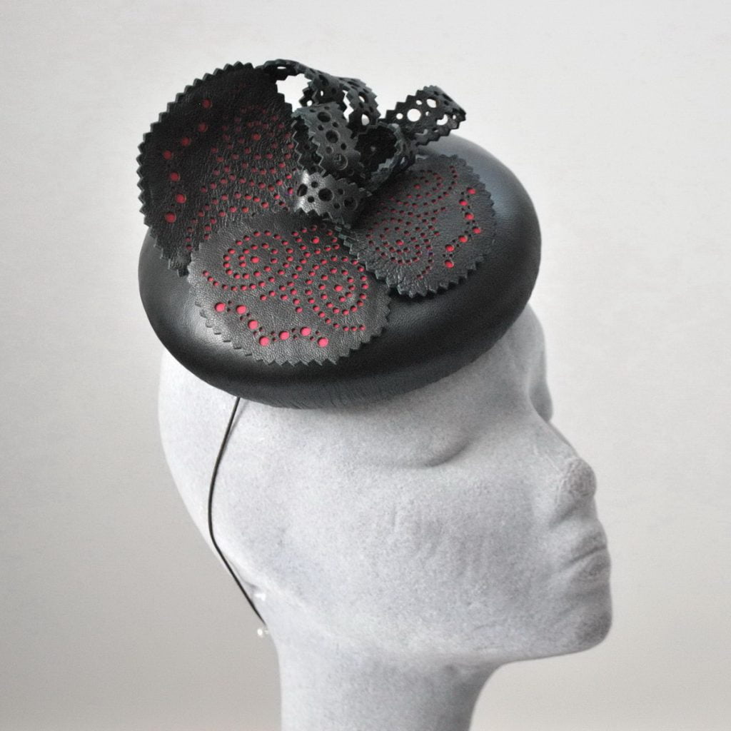 Leather Laser Cut Hat