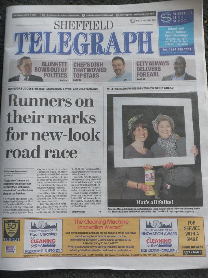 The Hat Stand Sheffield Telegraph Apr 15