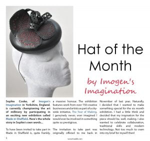 Imogen's Imagination Hat of the Month HATalk Sept 16