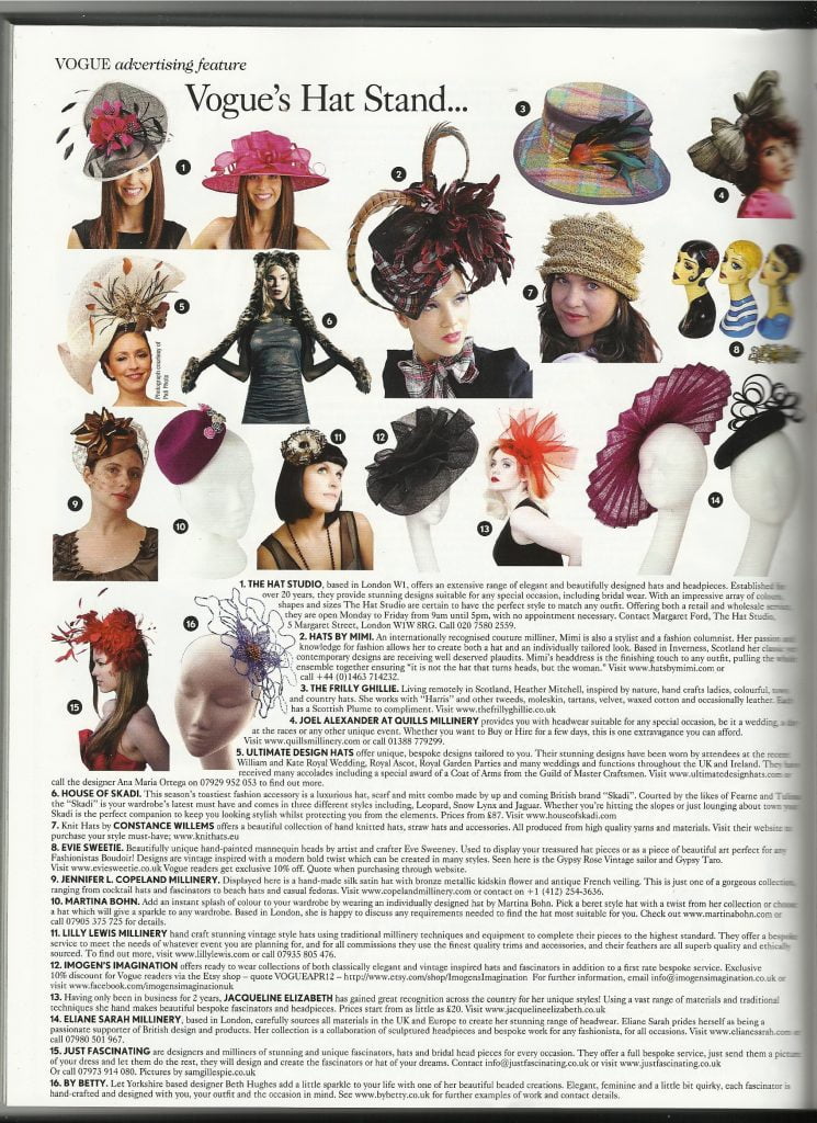 Imogen's Imagination Vogue Magazine April 2012