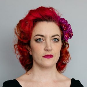 Magenta Orchid Spray Hair Comb