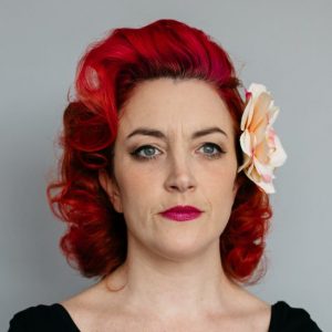 Peach Rugosa Rose Hair Clip