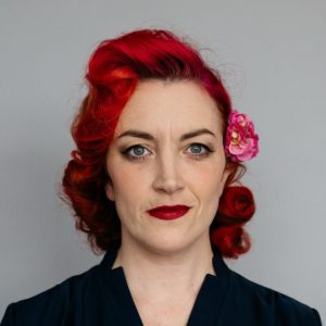 Pink Rose Posy Hair Clip