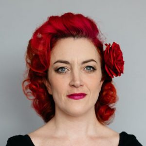 Red Rose Hair Clip