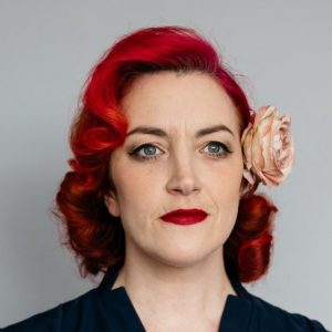 Vintage Pink Rose Hair Clip