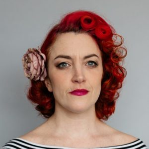 Vintage Plum Rose Hair Clip