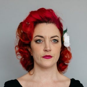 White Camellia Flower Hair Clip