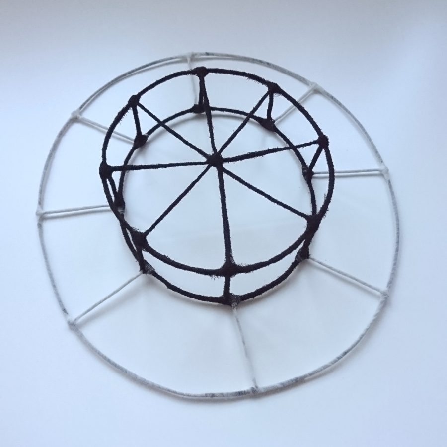 boater hat wire frame