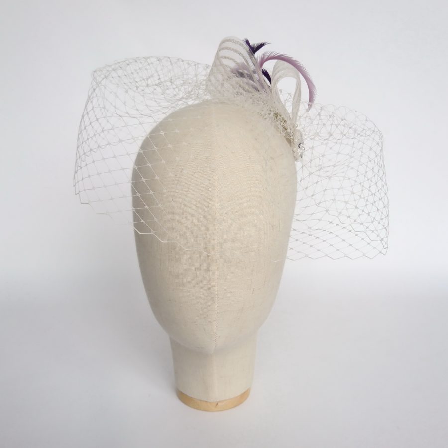 Bespoke Bridal Veil and Headpiece by Imogen's Imagination