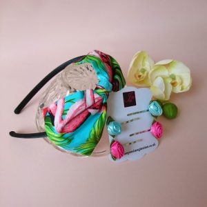 Turquoise Flamingo Animal Print Fringe Fixer Sets