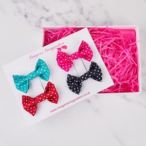 Bright Bow Hair Clip Gift Set