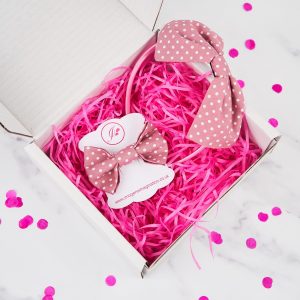 Dusky Pink Headband and Hair Clip Gift Set