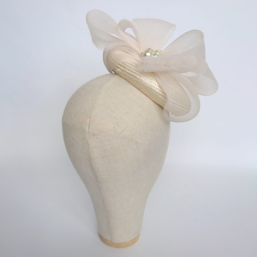 Contemporary Bridal Hat by Imogen's Imagination