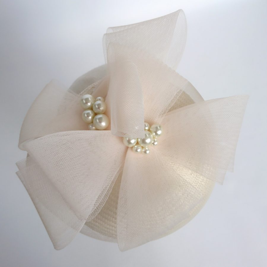 Ivory Spring Race Day Hat