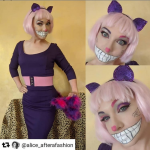 Imogen's Imagination Purple Glitter Cat Ears Headband worn by Customer