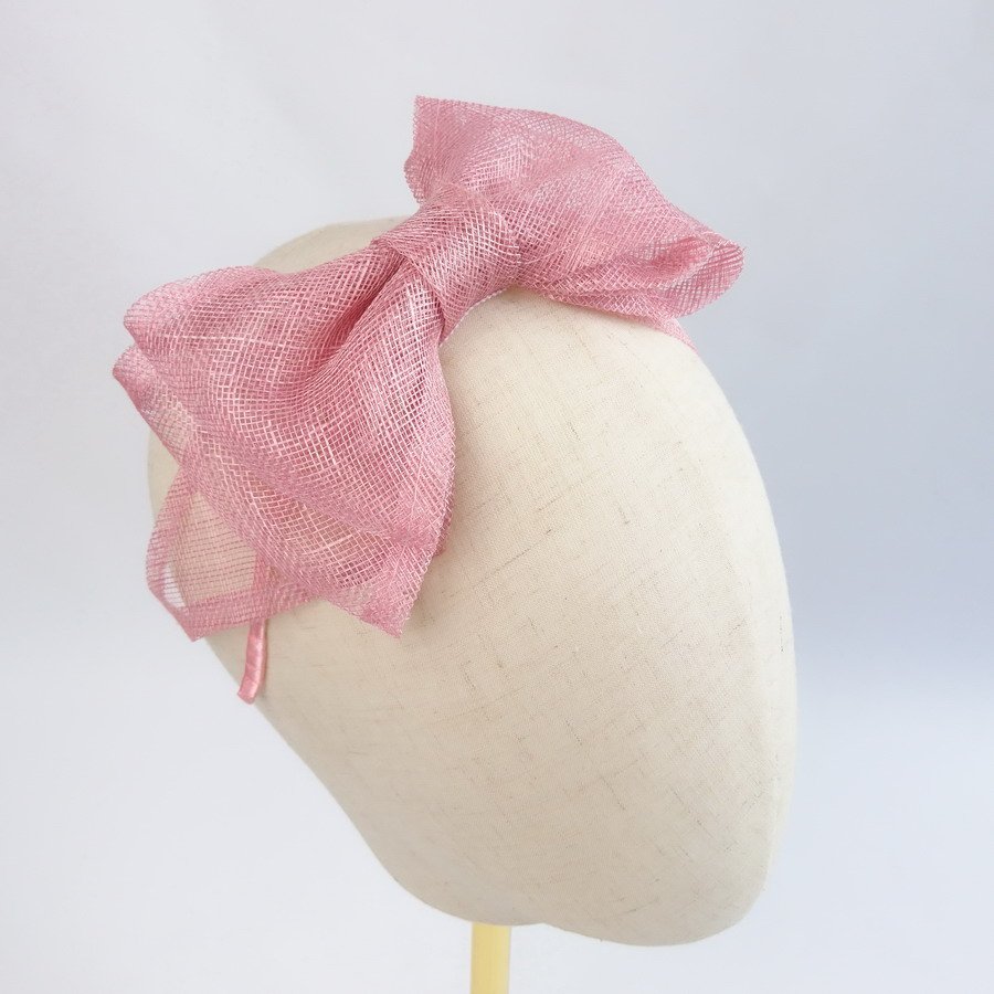 Dusky Pink Women's Bow Headbands