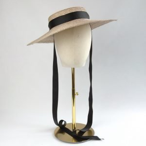 Oyster Straw Boater Sun Hat