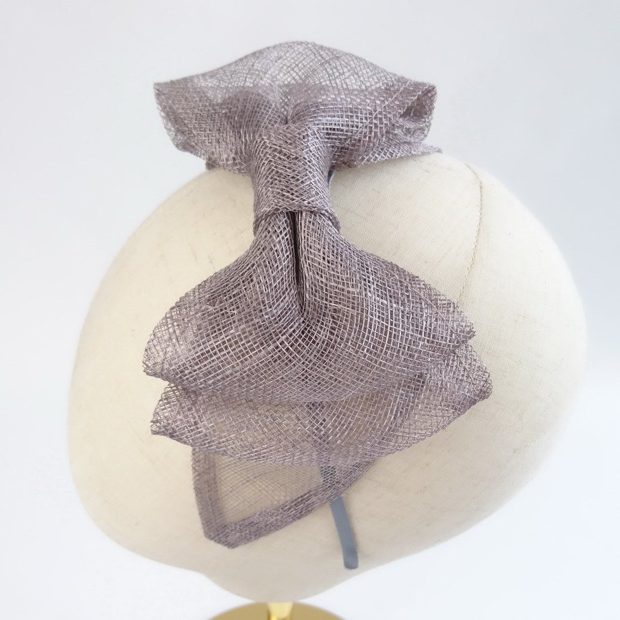 Pewter Grey Wedding Fascinators
