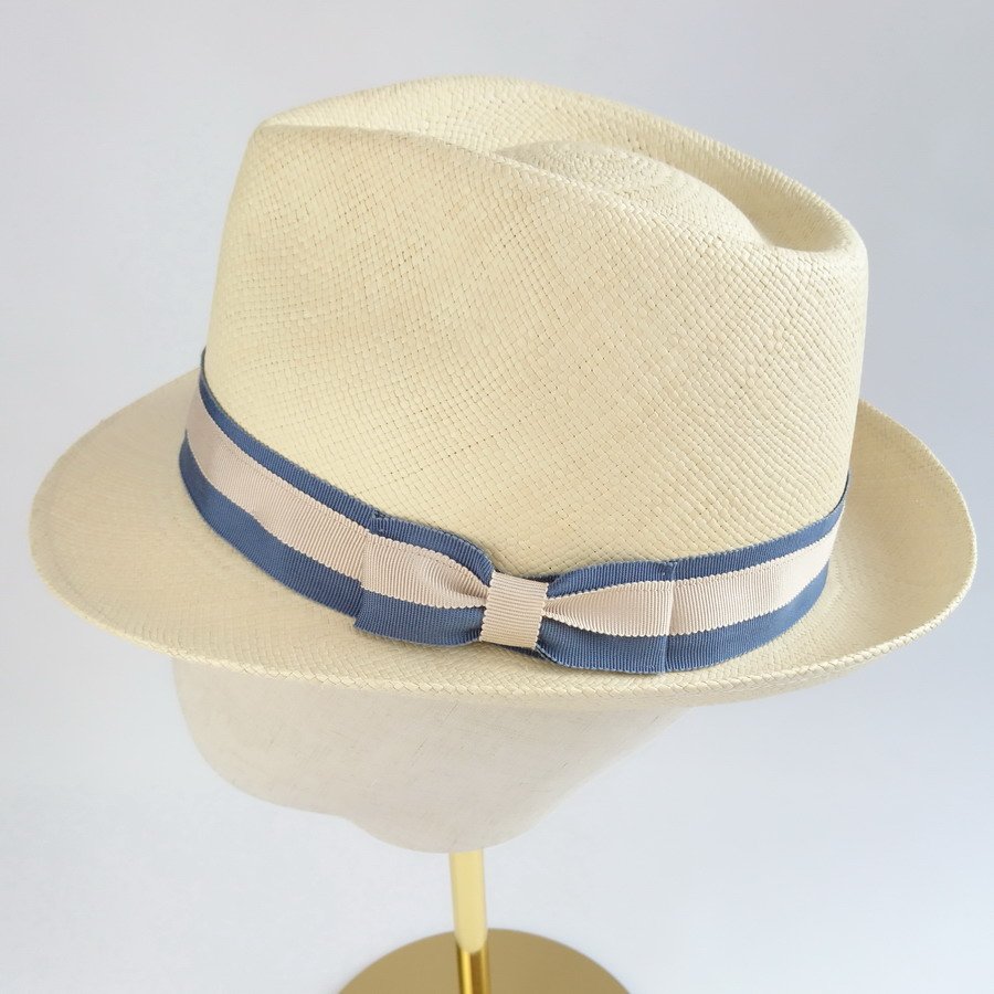 Classic Straw Hat Retrimmed by Imogen's Imagination