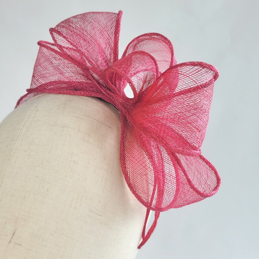Fuchsia Pink Vegan Friendly Wedding Hair Accessory
