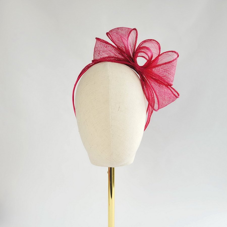 Fuchsia Pink Race Day Fascinator