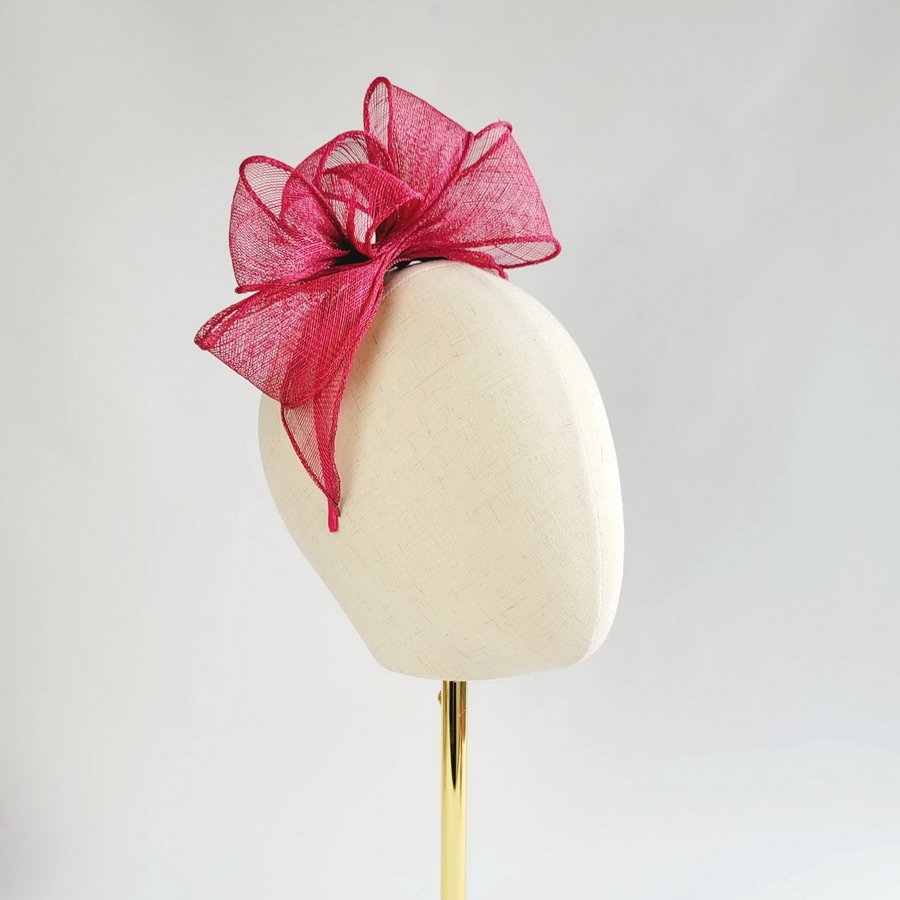 Fuchsia Pink Vegan Friendly Fascinator