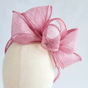 Dusky Pink Race Day Fascinator