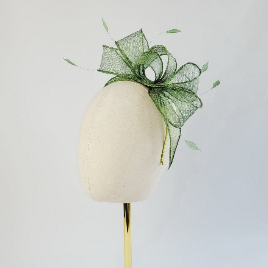 Green Summer Wedding Fascinator