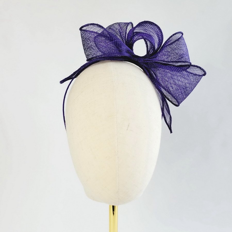 Purple Vegan Friendly Fascinator