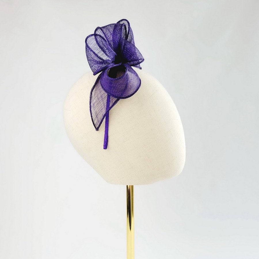 Purple Summer Wedding Fascinator