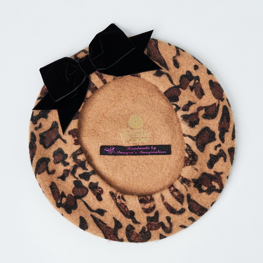 Leopard print Autumn Winter Hats from Imogen's Imagination