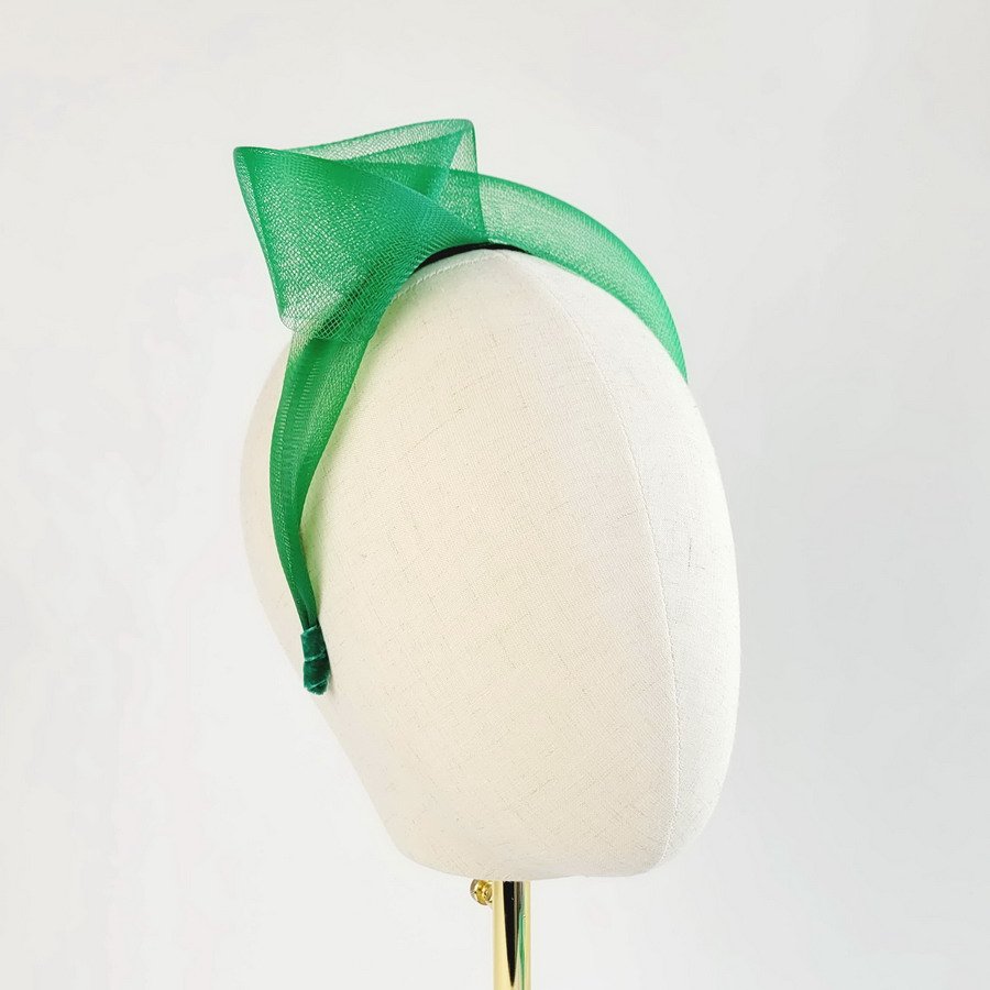 Emerald Green Crinoline Knot Headband - Image 8