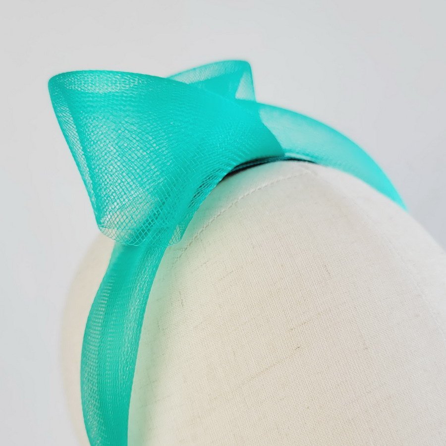Jade Green Crinoline Knot Headband - Image 11