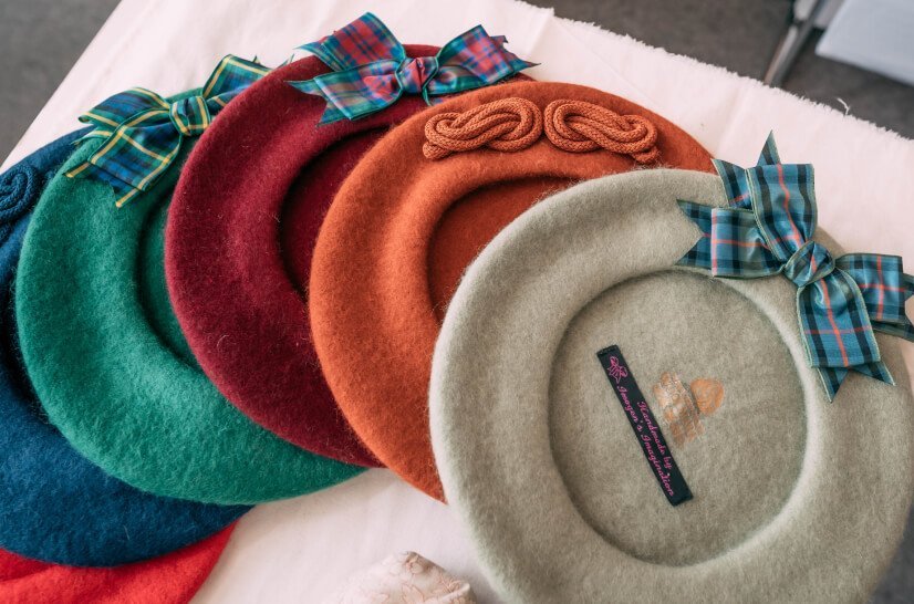 New handmade berets collection from Imogen's Imagination for Autumn Winter 2023