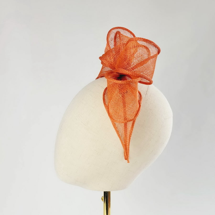 Orange Looped Fascinator Headband - Image 10