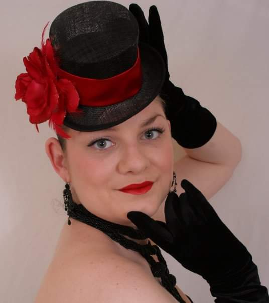 Sophie wearing a mini Top Hat - 2005ish