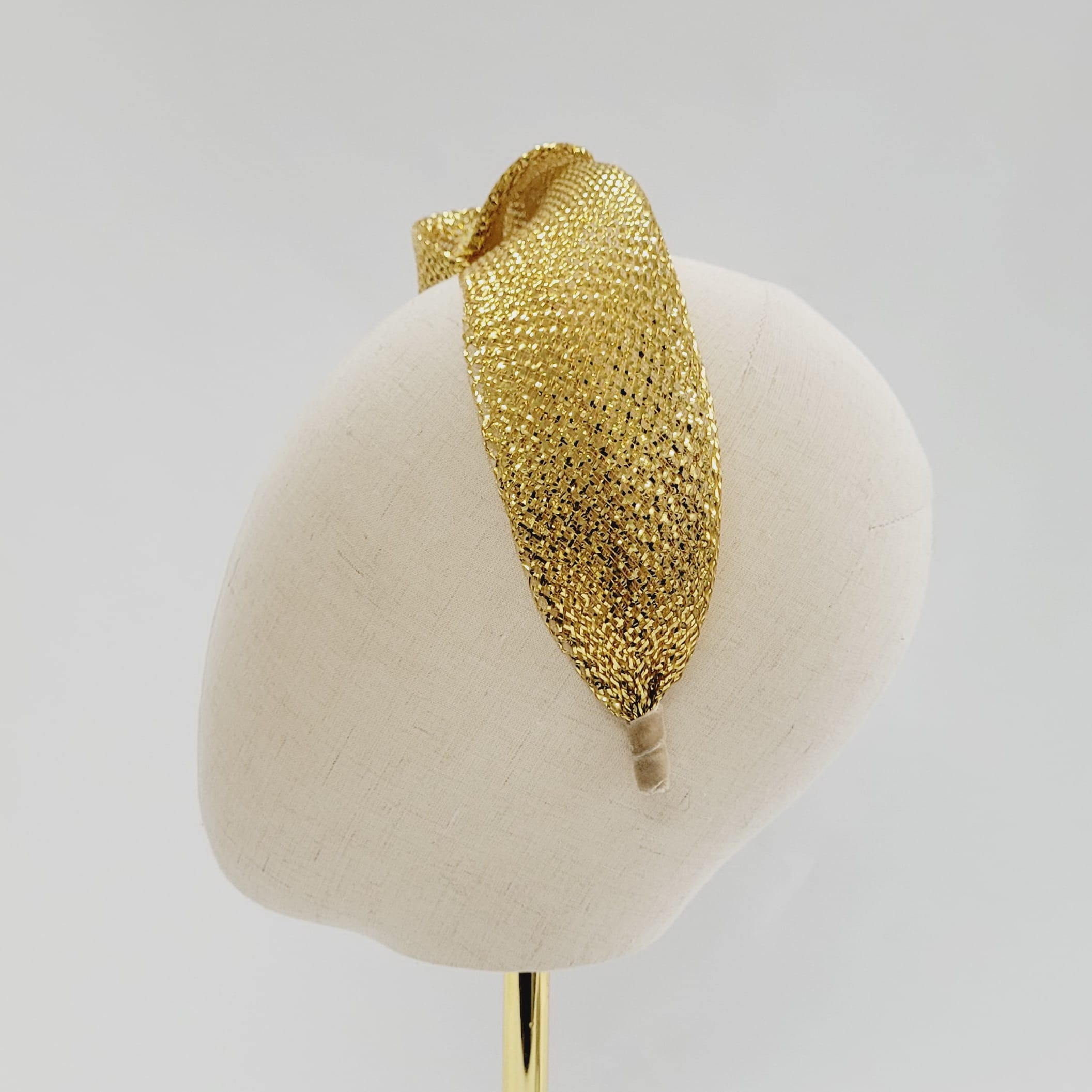 Metallic Gold Maximalist Headband