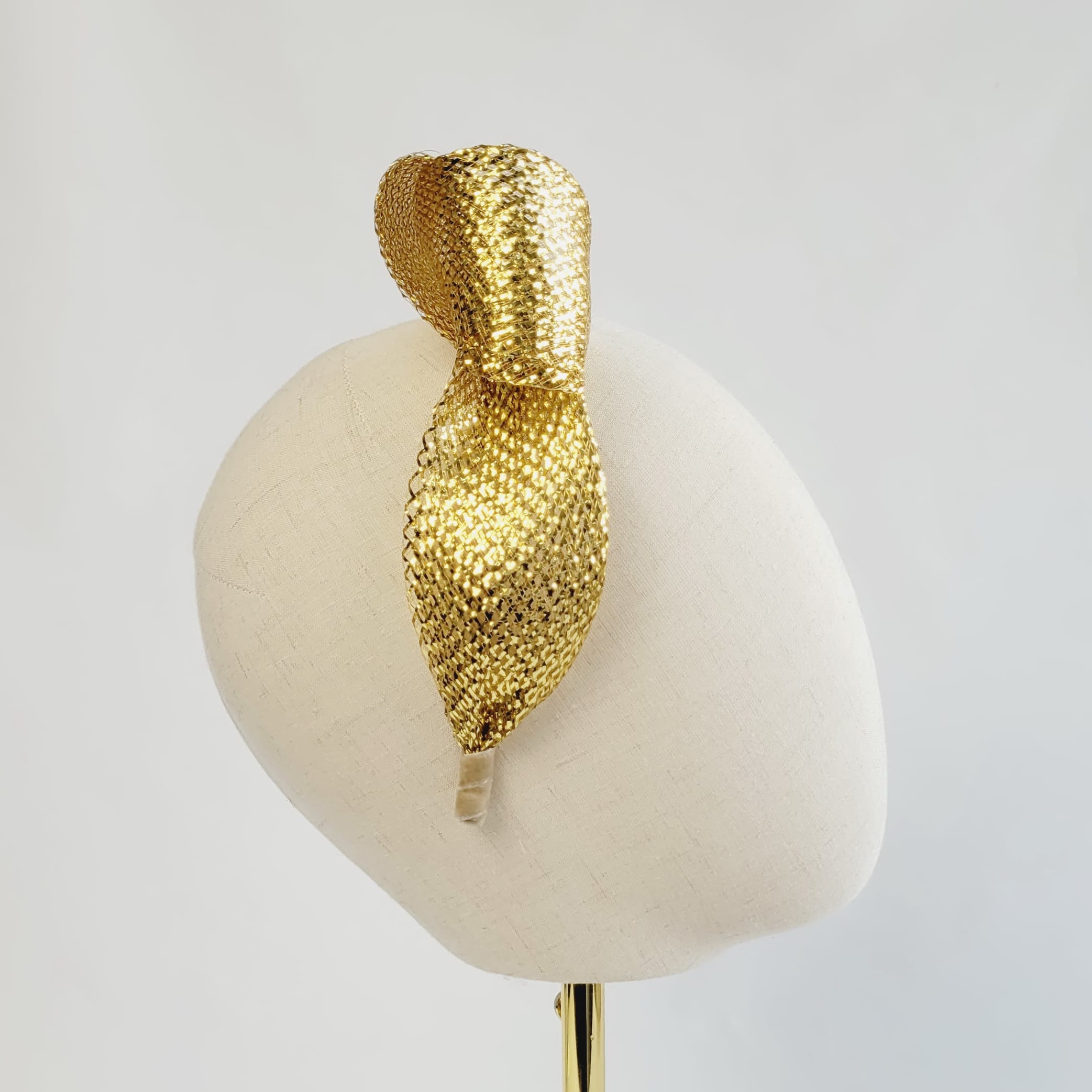 Metallic Gold Fascinator Headband