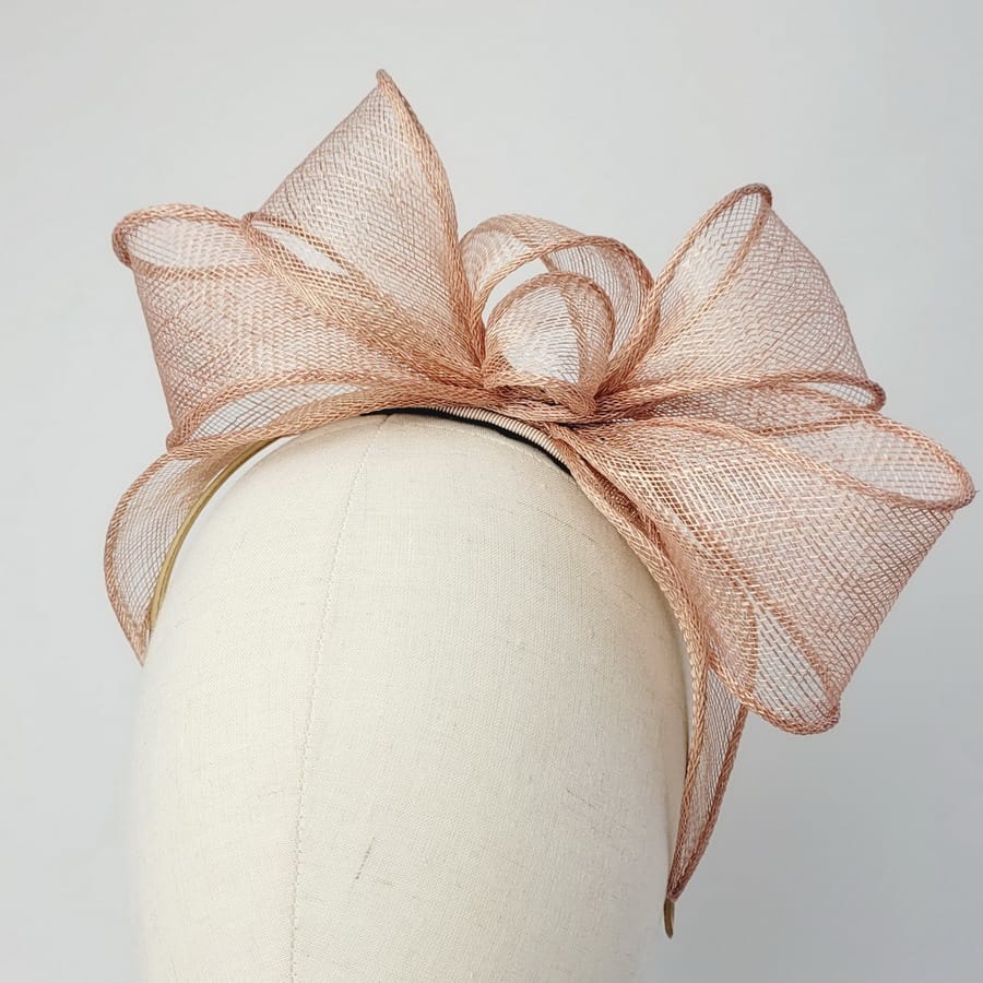 Gold Looped Fascinator Headband - Image 4